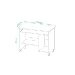 Mobistoxx Bureau LEONOR Sonoma -Magasin Dépôt Privé 05 bureau ch ne sonoma mesures 1