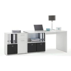 3S. X Home Bureau D'angle Réversible ROB Blanc -Magasin Dépôt Privé 104096 268000 bureau dangle reversible rob blanc 4 1140x1140