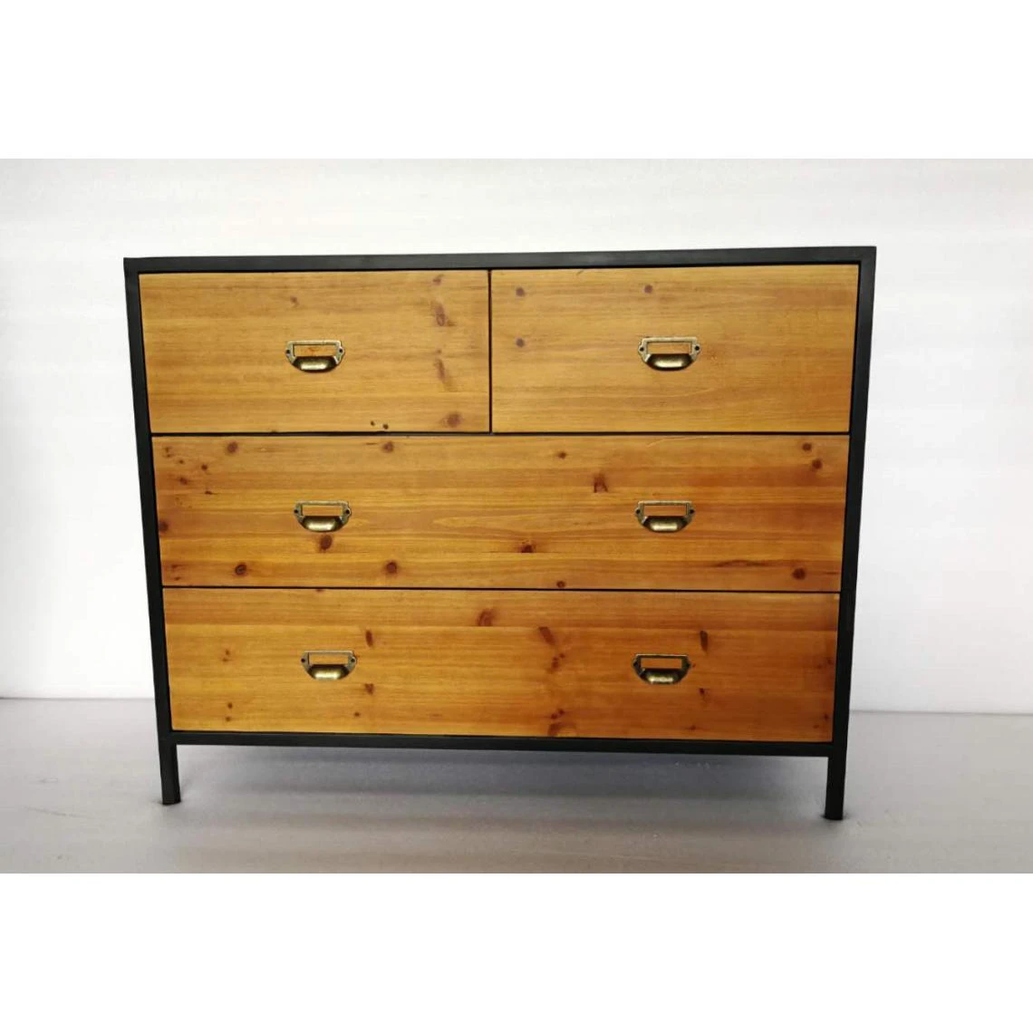 3S. X Home Commode Industrielle Bois Et Métal IRVIN 1 3S. X Home Commode Industrielle Bois Et Métal IRVIN