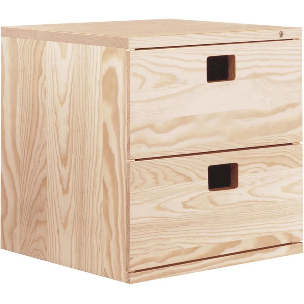 Astigarraga Cube De Rangement En Pin Massif Dinamic 2 Tiroirs. 1 Astigarraga Cube De Rangement En Pin Massif Dinamic 2 Tiroirs.