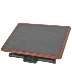 Mendler Repose-pied T553, Béquille, Inclinaison + Hauteur Réglable