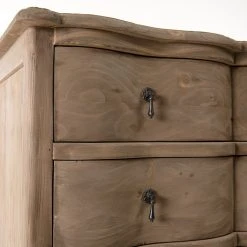 MACABANE Commode 3 Tiroirs Pin Vieilli -Magasin Dépôt Privé 505102 4