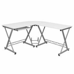 Songmics Bureau Informatique Table Informatique Travail Ordinateur Meuble De Bu...