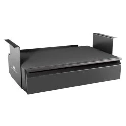 MacLean Tiroir Sous-bureau Ergonomique Noir Max 5kg MC-875