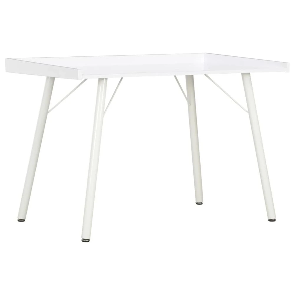 VidaXL Bureau Blanc Table D'Ordinateur Meuble Informatique Ecriture Et... 1 VidaXL Bureau Blanc Table D'Ordinateur Meuble Informatique Ecriture Et...