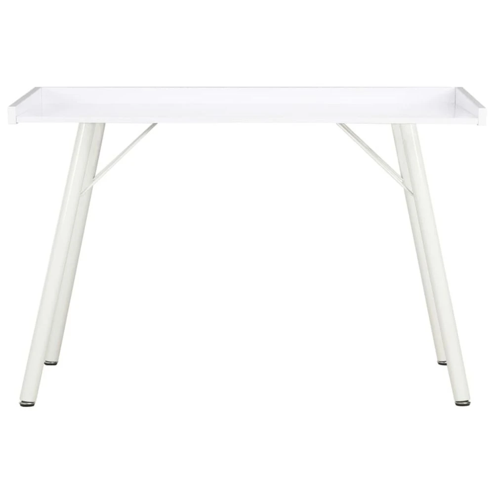 VidaXL Bureau Blanc Table D'Ordinateur Meuble Informatique Ecriture Et... 2 VidaXL Bureau Blanc Table D'Ordinateur Meuble Informatique Ecriture Et... – Image 2