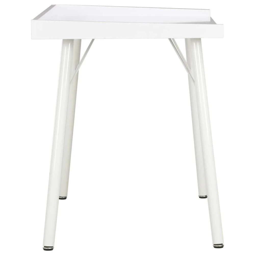 VidaXL Bureau Blanc Table D'Ordinateur Meuble Informatique Ecriture Et... 3 VidaXL Bureau Blanc Table D'Ordinateur Meuble Informatique Ecriture Et... – Image 3