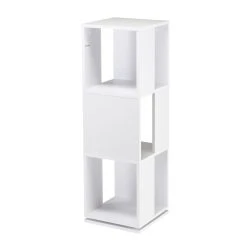 FMD Tour De Rangement Pivotante - Coloris Blanc. -Magasin Dépôt Privé 9486388035614