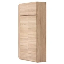 CSTORE ACADEMICA Armoire D'angle - Décor Chene Sonoma - Contemporain - Chamb...