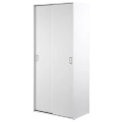 BUT Armoire 2 Portes Coulissantes L. 78 Cm SPACE Blanc 7 BUT Armoire 2 Portes Coulissantes L. 78 Cm SPACE Blanc -Magasin Dépôt Privé armoire 2 portes coulissantes l 78 cm space blanc 13341612 36410686 1140x1140