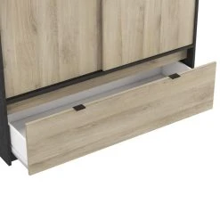 BUT Armoire 2 Portes Coulissantes L.120 Cm Imitation Chêne Kronberg Et Ar... 9 BUT Armoire 2 Portes Coulissantes L.120 Cm Imitation Chêne Kronberg Et Ar... -Magasin Dépôt Privé armoire 2 portes coulissantes l120 cm imitation chene kronberg et ardoise perfect 11569326 30359146 1140x1140