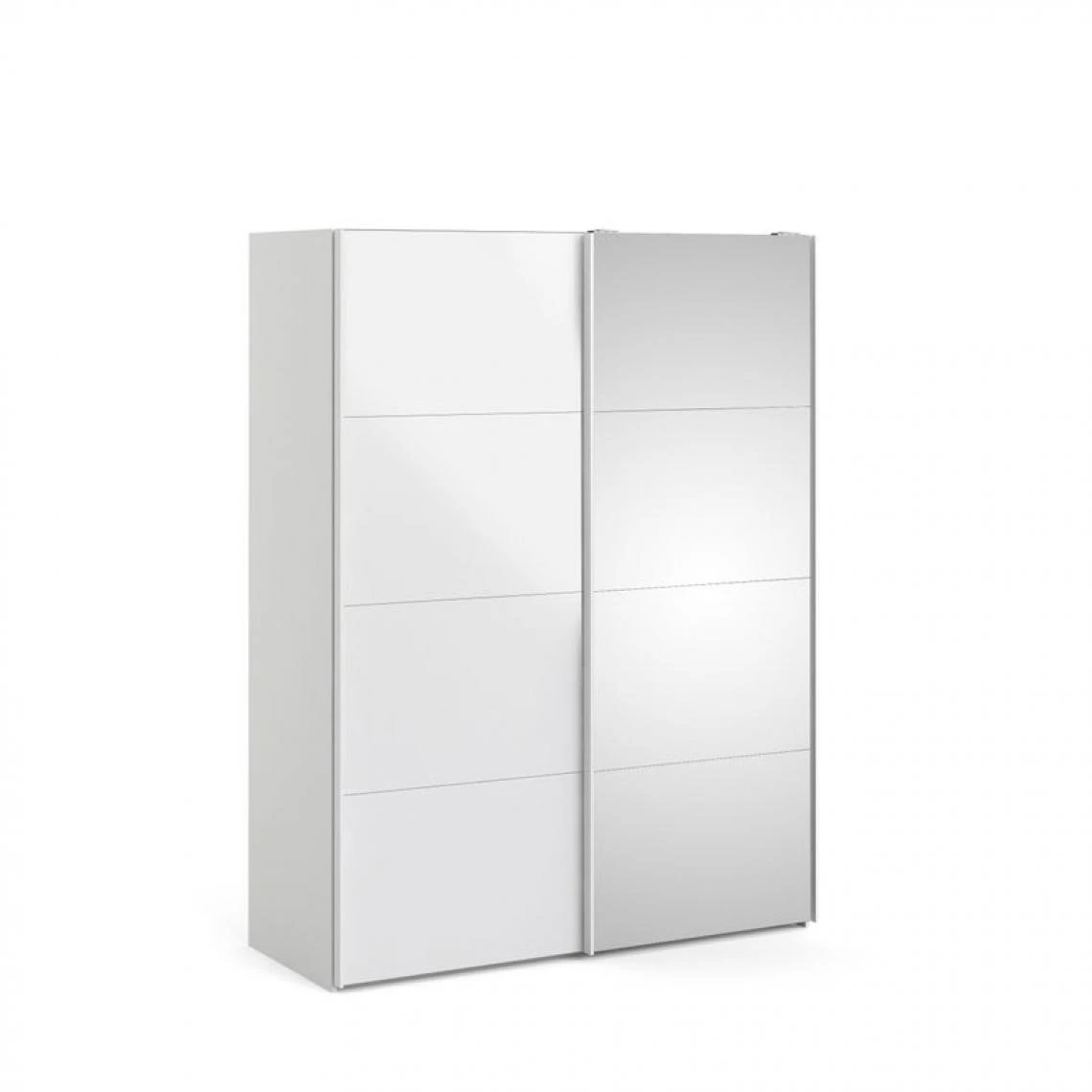 BUT Armoire 2 Portes Coulissantes L.150 Cm ELEGANCE MINI Blanc Et Blanc La... 1 BUT Armoire 2 Portes Coulissantes L.150 Cm ELEGANCE MINI Blanc Et Blanc La...