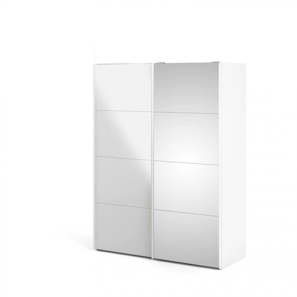 BUT Armoire 2 Portes Coulissantes L.150 Cm ELEGANCE MINI Blanc Et Blanc La... 3 BUT Armoire 2 Portes Coulissantes L.150 Cm ELEGANCE MINI Blanc Et Blanc La... – Image 3