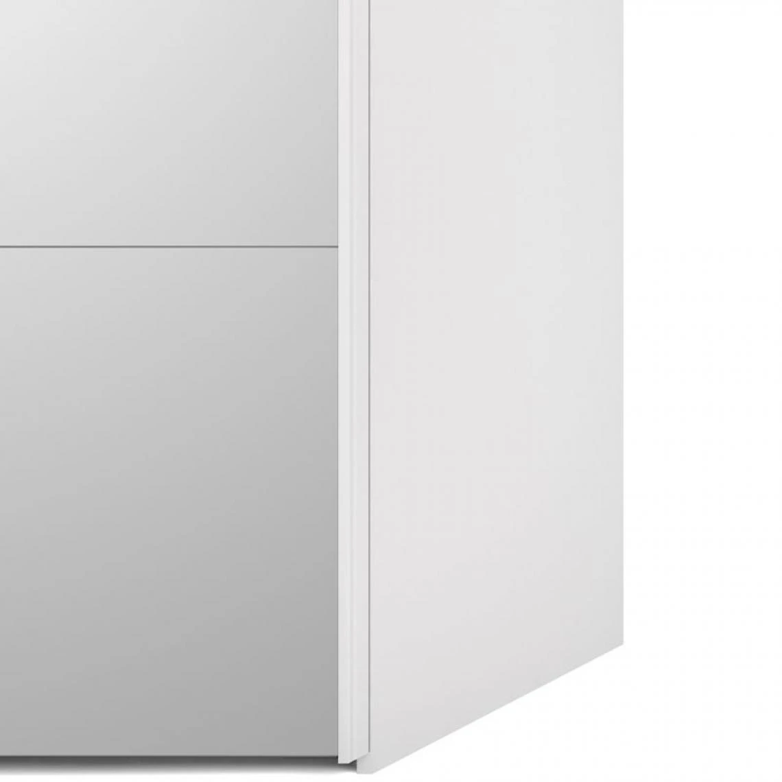 BUT Armoire 2 Portes Coulissantes L.150 Cm ELEGANCE MINI Blanc Et Blanc La... 4 BUT Armoire 2 Portes Coulissantes L.150 Cm ELEGANCE MINI Blanc Et Blanc La... – Image 4