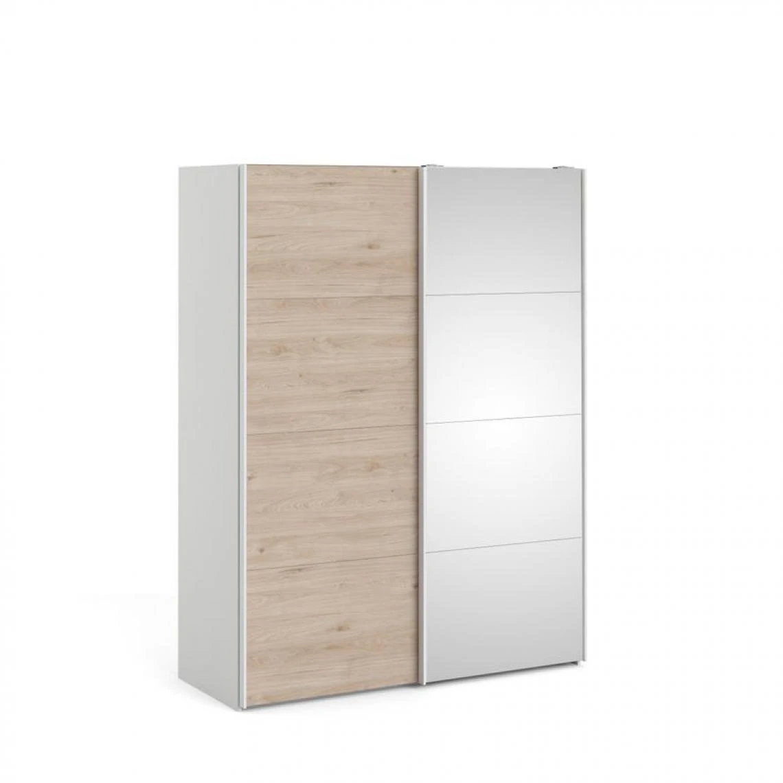 BUT Armoire 2 Portes Coulissantes L.150 Cm ELEGANCE MINI Blanc Et Imitatio... 1 BUT Armoire 2 Portes Coulissantes L.150 Cm ELEGANCE MINI Blanc Et Imitatio...
