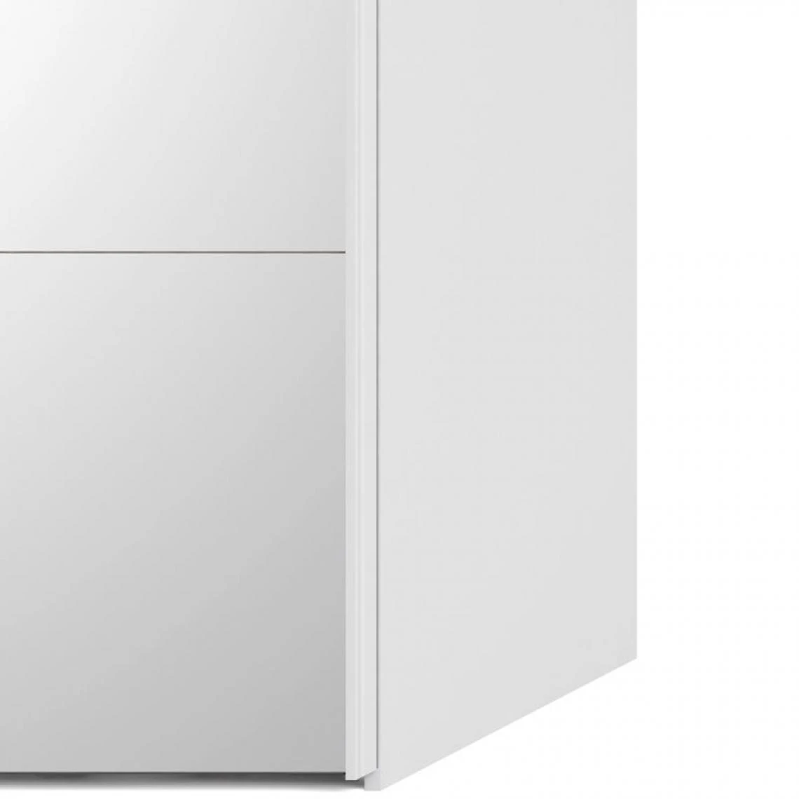 BUT Armoire 2 Portes Coulissantes L.150 Cm ELEGANCE MINI Blanc Et Imitatio... 5 BUT Armoire 2 Portes Coulissantes L.150 Cm ELEGANCE MINI Blanc Et Imitatio... – Image 5