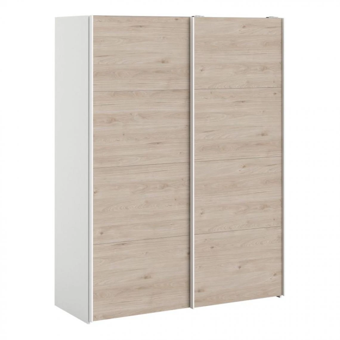 BUT Armoire 2 Portes Coulissantes L.150 Cm ELEGANCE MINI Blanc Et Imitatio... 1 BUT Armoire 2 Portes Coulissantes L.150 Cm ELEGANCE MINI Blanc Et Imitatio...