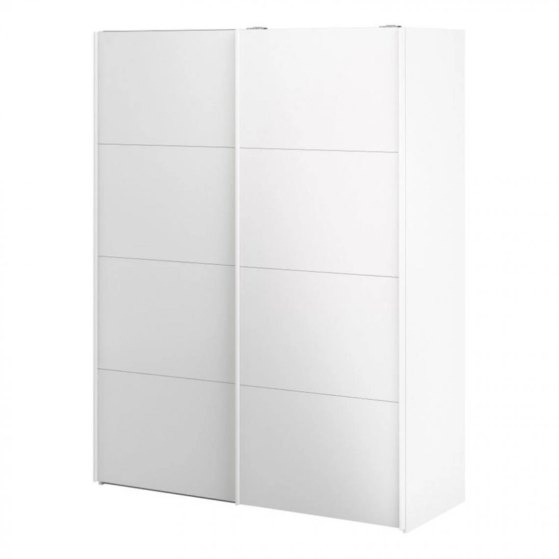 BUT Armoire 2 Portes Coulissantes L.150 Cm ELEGANCE MINI Blanc Laqué 3 BUT Armoire 2 Portes Coulissantes L.150 Cm ELEGANCE MINI Blanc Laqué – Image 3