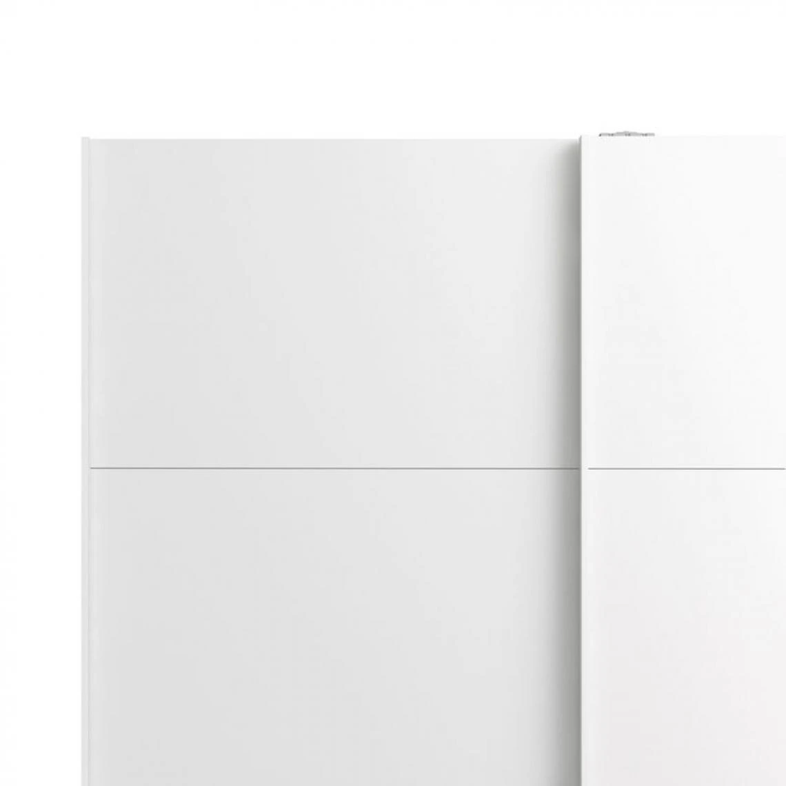 BUT Armoire 2 Portes Coulissantes L.150 Cm ELEGANCE MINI Blanc Laqué 5 BUT Armoire 2 Portes Coulissantes L.150 Cm ELEGANCE MINI Blanc Laqué – Image 5