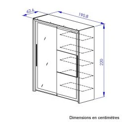 BUT Armoire 2 Portes Coulissantes L.191 Cm BRUGGES Imitation Châtaignier ... 7 BUT Armoire 2 Portes Coulissantes L.191 Cm BRUGGES Imitation Châtaignier ... -Magasin Dépôt Privé armoire 2 portes coulissantes l191 cm brugges imitation chataignier naturel 11870780 31396862 1140x1140
