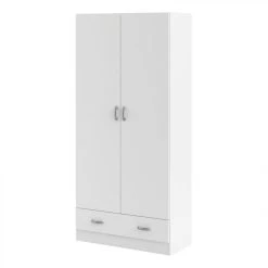 BUT Armoire 2 Portes L.80 Cm SPACE Blanc 7 BUT Armoire 2 Portes L.80 Cm SPACE Blanc -Magasin Dépôt Privé armoire 2 portes l80 cm space blanc 10484654 27132078 1140x1140