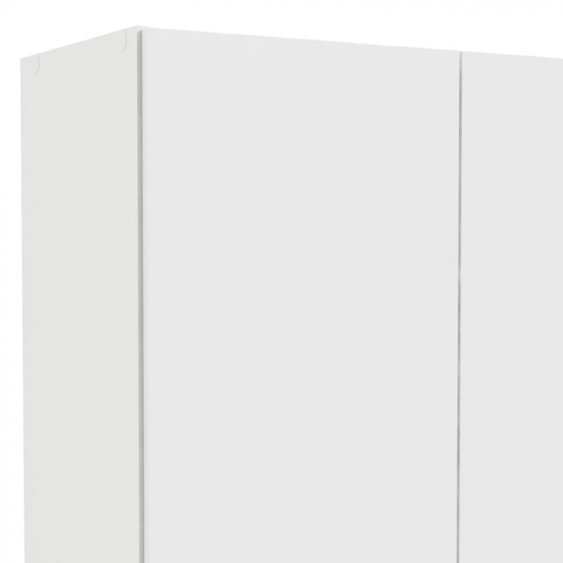 BUT Armoire 2 Portes L.80 Cm SPACE Blanc 4 BUT Armoire 2 Portes L.80 Cm SPACE Blanc – Image 4