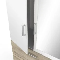 BUT Armoire 3 Portes 2 Tiroirs L.134 Cm READY Imitation Chêne Kronberg Et... 7 BUT Armoire 3 Portes 2 Tiroirs L.134 Cm READY Imitation Chêne Kronberg Et... -Magasin Dépôt Privé armoire 3 portes 2 tiroirs l134 cm ready imitation chene kronberg et blanc 11674608 30741520 1140x1140