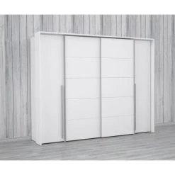 CSTORE Armoire - Blanc Mat - 2 Portes Battantes + 2 Portes Coulissantes - L ... 7 CSTORE Armoire - Blanc Mat - 2 Portes Battantes + 2 Portes Coulissantes - L ... -Magasin Dépôt Privé armoire blanc mat 2 portes battantes 2 portes coulissantes l 2703 x p 612 x h 210 cm narago 11709490 30860860 1140x1140