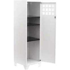 PIERRE HENRY Armoire De Rangement Métal 1 Porte Blanc Mat. -Magasin Dépôt Privé armoire de rangement metal 1 porte blanc mat 14066406 39059978 1140x1140