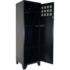 PIERRE HENRY Armoire De Rangement Métal 1 Porte Noir Mat. -Magasin Dépôt Privé armoire de rangement metal 1 porte noir mat 14066366 39059834 1140x1140