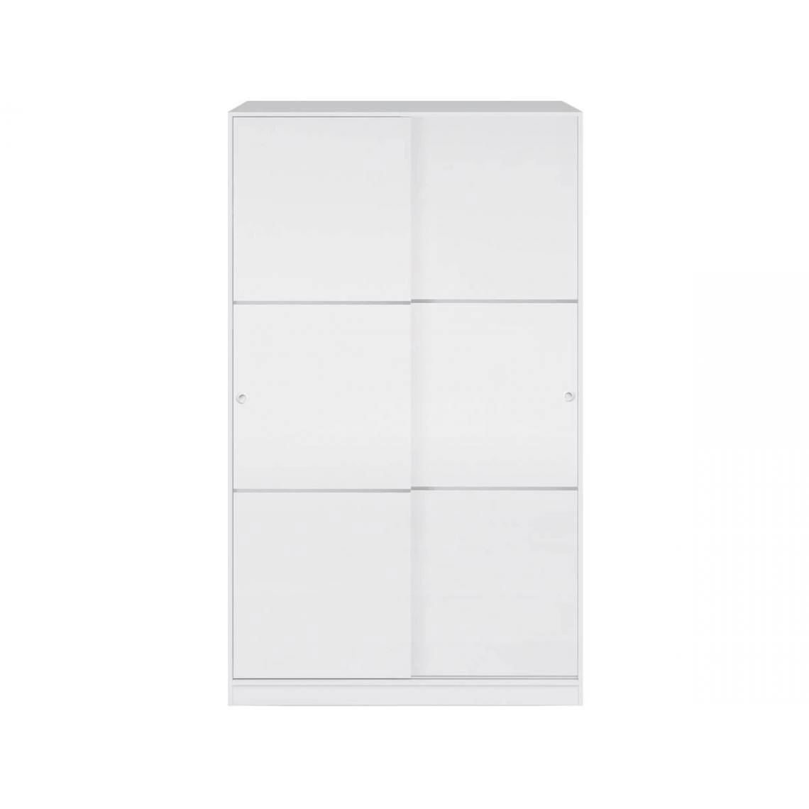 Habitat Et Jardin Armoire Max - 2 Portes Coulissantes - 200 X 120 X 50 Cm - Blanc 3 Habitat Et Jardin Armoire Max - 2 Portes Coulissantes - 200 X 120 X 50 Cm - Blanc – Image 3