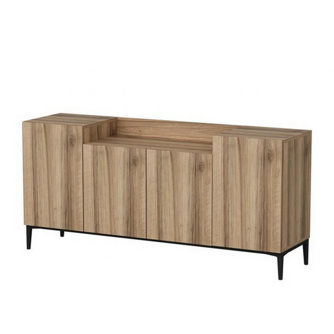 Homemania Armoire Multifonctionnelle Ellaria - Portes, étagères - Du Salon, Du... 5 Homemania Armoire Multifonctionnelle Ellaria - Portes, étagères - Du Salon, Du... – Image 5