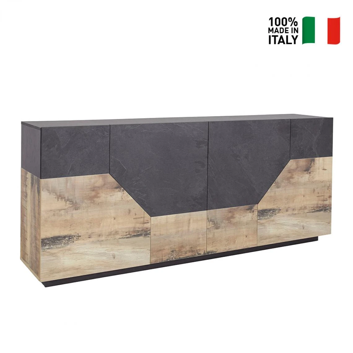 Ahd Amazing Home Design Buffet Moderne 200x43cm Meuble De Salon 4 Pièces De Cuisine Hariett R... 2 Ahd Amazing Home Design Buffet Moderne 200x43cm Meuble De Salon 4 Pièces De Cuisine Hariett R... – Image 2