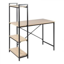 BUT Bureau BOOK 3 Imitation Chêne Et Noir