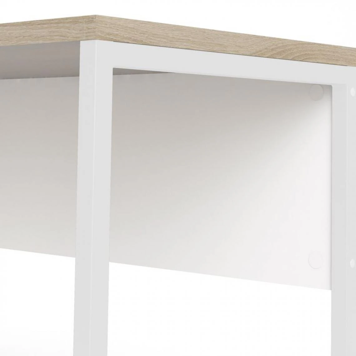 BUT Bureau D'angle ALKOR Imitation Chêne Clair/blanc 3 BUT Bureau D'angle ALKOR Imitation Chêne Clair/blanc – Image 3