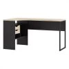 BUT Bureau D'angle ALKOR Imitation Chêne Et Noir