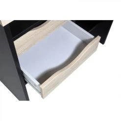 BUT Bureau D'angle ALKOR Imitation Chêne Et Noir -Magasin Dépôt Privé bureau dangle alkor imitation chene et noir 9798742 25340664 1140x1140