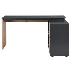Vente-unique Bureau D'angle Avec 2 Porte Coulissantes - MDF - Coloris : Naturel Et ... -Magasin Dépôt Privé bureau dangle avec 2 porte coulissantes mdf coloris naturel et noir colioba 13742636 37955026 1140x1140