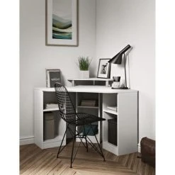 TEMAHOME Bureau D'angle CORNER - Blanc - SYMBIOSIS