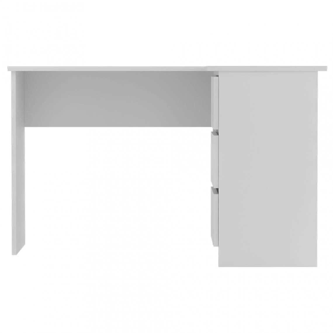 Selsey Bureau D’angle - GERANIO - 124 Cm - Blanc - Style Scandinave 4 Selsey Bureau D’angle - GERANIO - 124 Cm - Blanc - Style Scandinave – Image 4