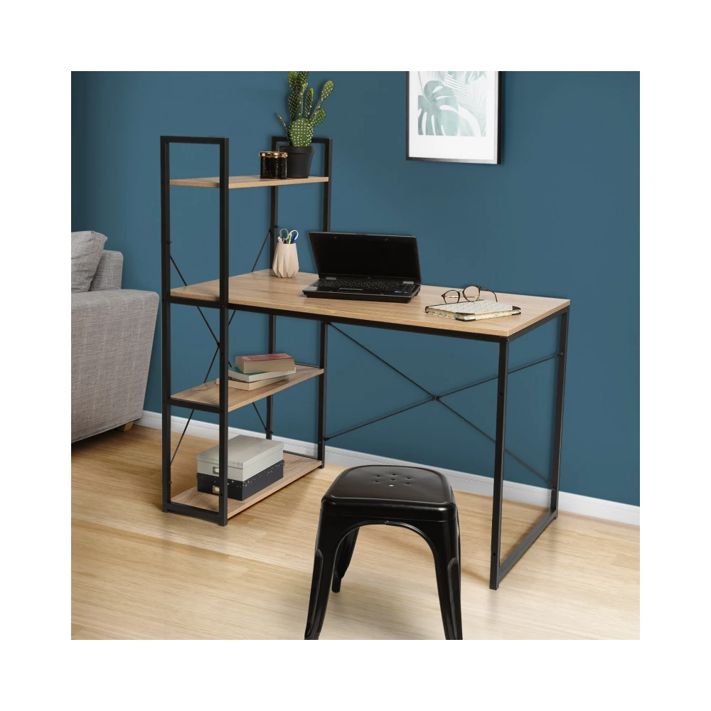 Idmarket Bureau Bibliothèque DETROIT Design Industriel 1 Idmarket Bureau Bibliothèque DETROIT Design Industriel