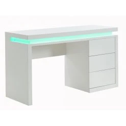 Vente-unique Bureau EMERSON - 3 Tiroirs - MDF Laqué Blanc - LEDs 8 Vente-unique Bureau EMERSON - 3 Tiroirs - MDF Laqué Blanc - LEDs -Magasin Dépôt Privé bureau emerson 3 tiroirs mdf laque blanc leds 8780185 22685483 1140x1140
