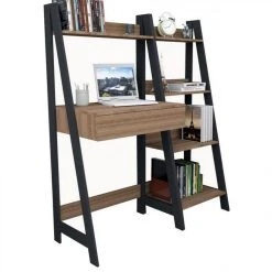 SANS MARQUE Bureau Et Etagère Châtaignier Noir 7 SANS MARQUE Bureau Et Etagère Châtaignier Noir -Magasin Dépôt Privé bureau et etagere chataignier noir 9758352 25262560 1140x1140