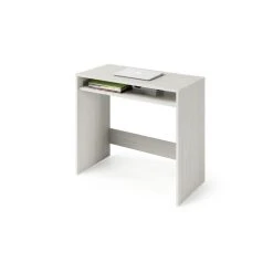 Marque Generique Bureau Finition Blanc Artik, étagere/niche Fiche Sous Plateau Dimensi...
