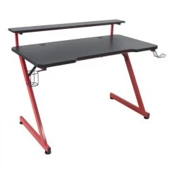 BUT Bureau Gamer CODE Noir Et Rouge