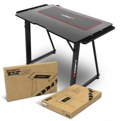 Bureau Gaming Drift DZ75 Extensible, Plateau Laminé En Fibre De Carbo... -Magasin Dépôt Privé bureau gaming drift dz75 extensible plateau lamine en fibre de carbone tapis de souris xl porte gobelet support casque 12117052 32146670 1140x1140