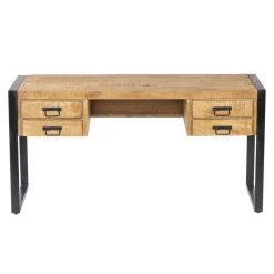 Vente-unique Bureau HARLEM - 4 Tiroirs - Bois De Manguier & Métal 7 Vente-unique Bureau HARLEM - 4 Tiroirs - Bois De Manguier & Métal -Magasin Dépôt Privé bureau harlem 4 tiroirs bois de manguier et metal 8780179 22685451 1140x1140