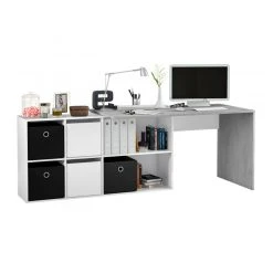 Usinestreet Bureau MARION Avec Caissons Multipositions - Blanc / Béton 8 Usinestreet Bureau MARION Avec Caissons Multipositions - Blanc / Béton -Magasin Dépôt Privé bureau marion avec caissons multipositions blanc beton 10146390 26103930 1140x1140