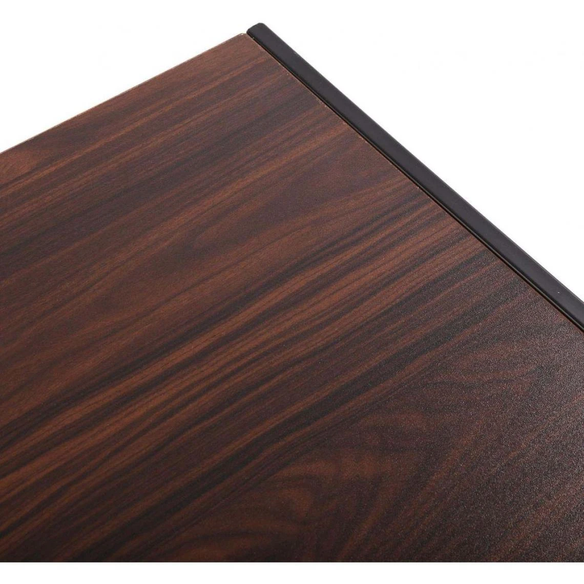 Versa Bureau Pliable En Métal Et Bois Noir. 4 Versa Bureau Pliable En Métal Et Bois Noir. – Image 4