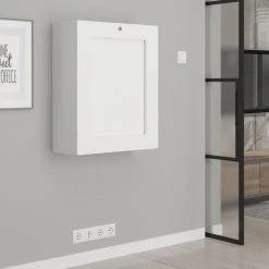 Bim Furniture Bureau Pliable TILT Table Murale Pour Ordinateur Blanc Mat -Magasin Dépôt Privé bureau pliable tilt table murale pour ordinateur blanc mat 10956170 28618744 1140x1140